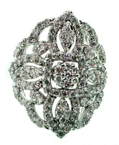 UB7552FRW - 14K White Gold Ring