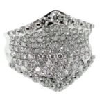 UB7556FRW - 14K White Gold Ring