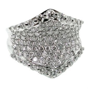 UB7556FRW - 14K White Gold Ring