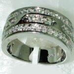 UB7569LW - 14K White Gold Anniversary Ring