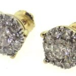 UB7663-10EY53 - 14K White Gold Stud Earrings