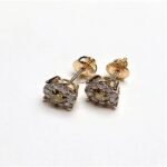 UB7663-4EY-YWD - 14K Yellow Gold Stud Earrings