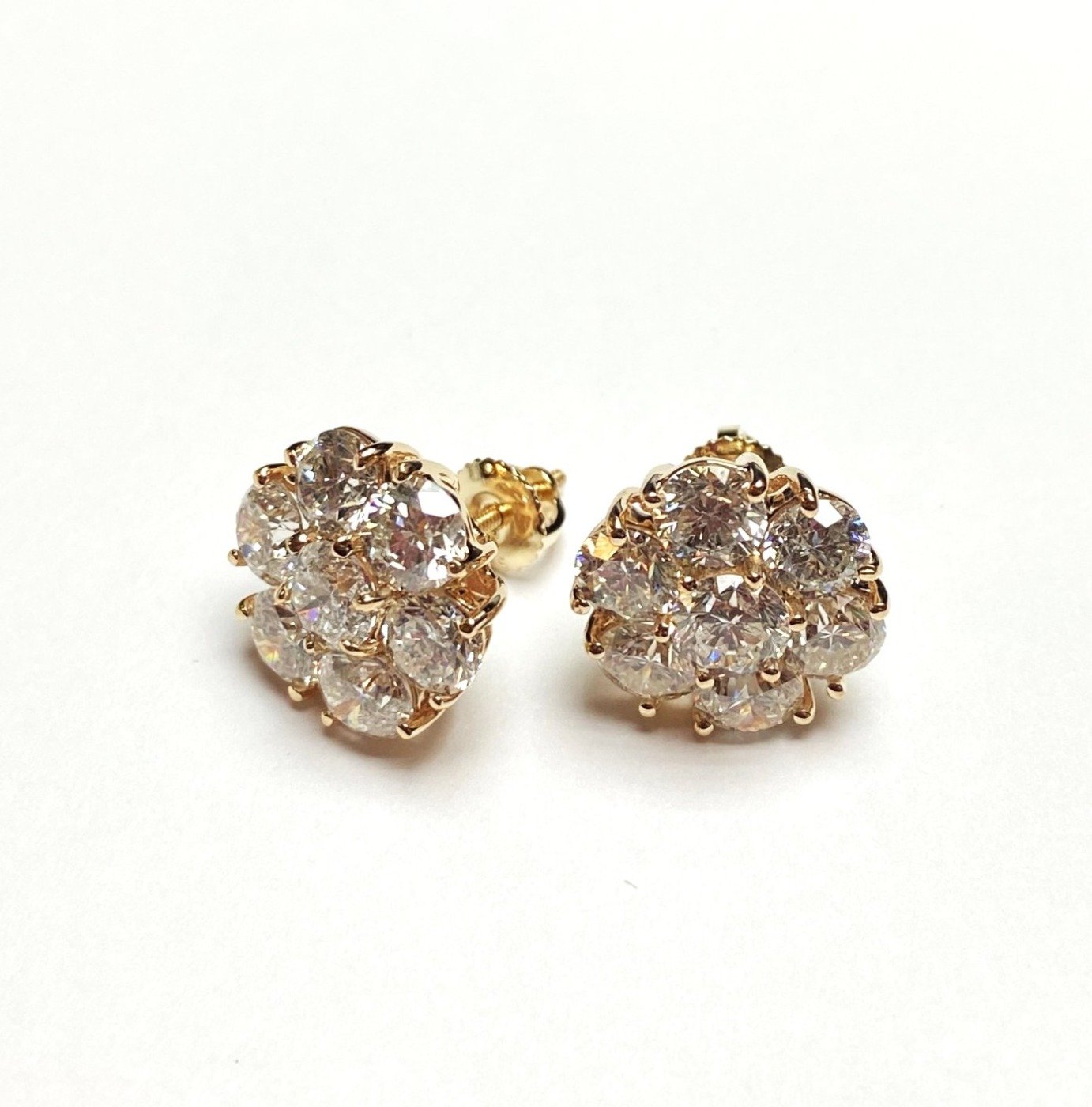 E10978-10Y - 10K Yellow Gold Earrings