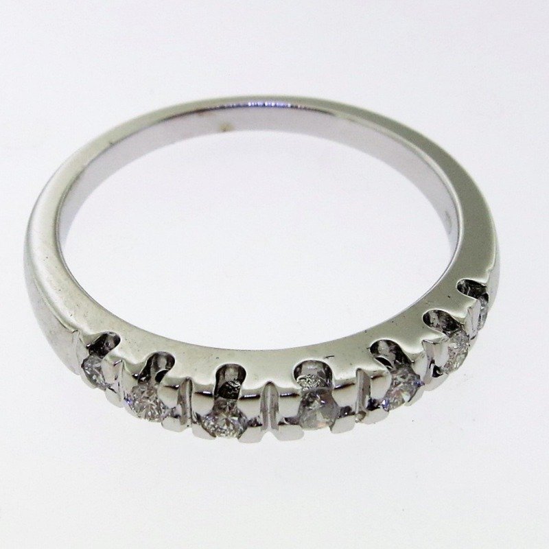 UB7715LLW - 14K White Gold Wedding Band
