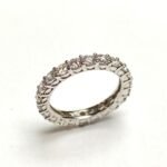 UB7757ETW-S9 - 14K White Gold Eternity Band