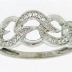 UB7839FW - 10K White Gold Ring