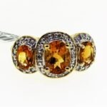 UB7854FYCT - 10K  Colored Stone Ring