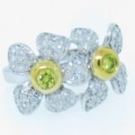 UB7855FRW - 14K White Gold Ring