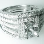 UB7923SMTW - 14K White Gold Semi Mount Ring
