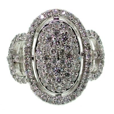 UB7956FRW - 14K White Gold Ring