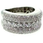 UB7958ABW - 14K White Gold Anniversary Ring