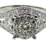 UB7981W/BH - 10K White Gold Engagement Ring