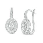 UB7986EW - 14K White Gold Huggies Earring