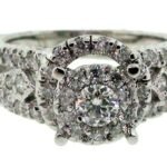 UB8001LSW-2 - 14K White Gold Engagement Ring
