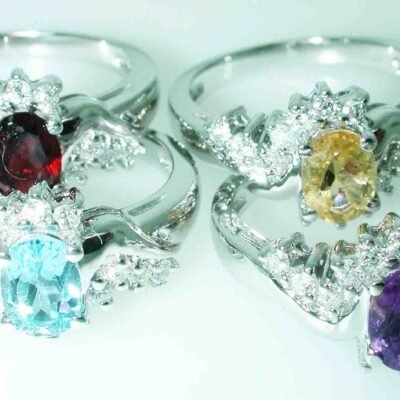 UB8006FRW - 10K White Gold Ring