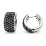 UB8012EW - 14K White Gold Huggies Earring
