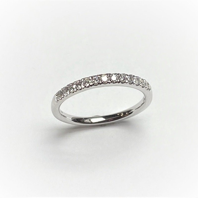 UB8112LW53 - 14K White Gold Wedding Band