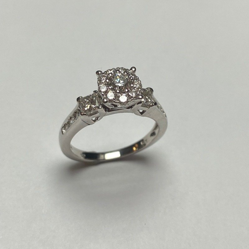 UB8139LSWBH -  White Gold Engagement Ring