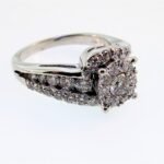 UB8180LSWBH -  White Gold Semi Mount Ring