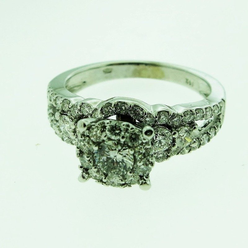 UB8259LWBH - 14K White Gold Engagement Ring