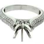 UB8265SMW1 - 14K  Semi Mount Ring