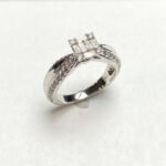 UB8277LSW - 14K White Gold Engagement Ring