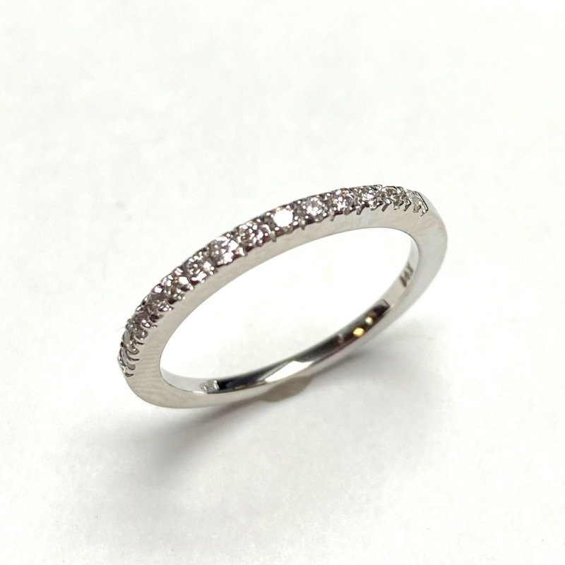 UB8285LW53 - 14K White Gold Wedding Band