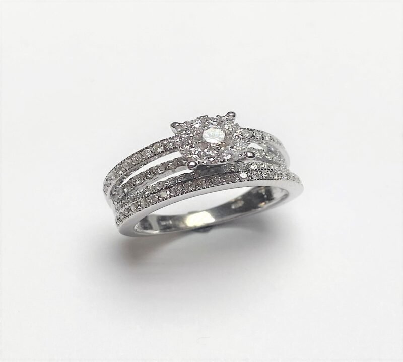 UB8313LSWBH - 14K White Gold Engagement Ring
