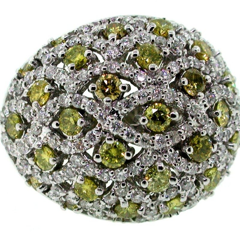 UB8325FRW - 14K White Gold Ring