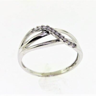 UB8405FRW53 - 14K White Gold Ring