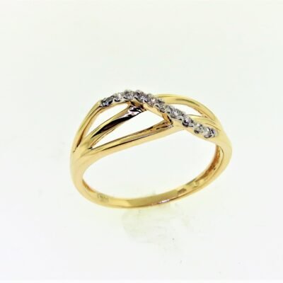 UB8405FRY53 - 14K Yellow Gold Ring