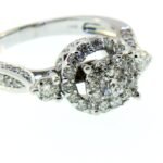 UB8432LSW - 14K White Gold Engagement Ring