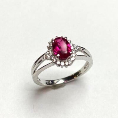 UB8446FWCRU - 14K White Gold Ring