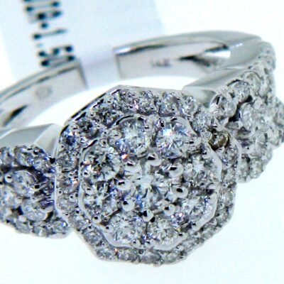 UB8496FW - 14K White Gold Ring