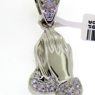 UB8514PW - 14K White Gold Pendant