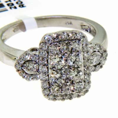 UB8522FW - 14K White Gold Ring