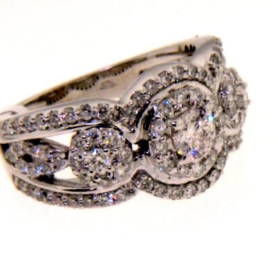 UB8524FW - 14K White Gold Ring