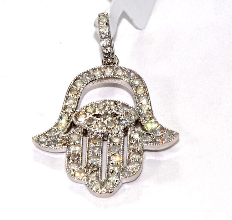 UB8555PW53 - 14K White Gold Pendant