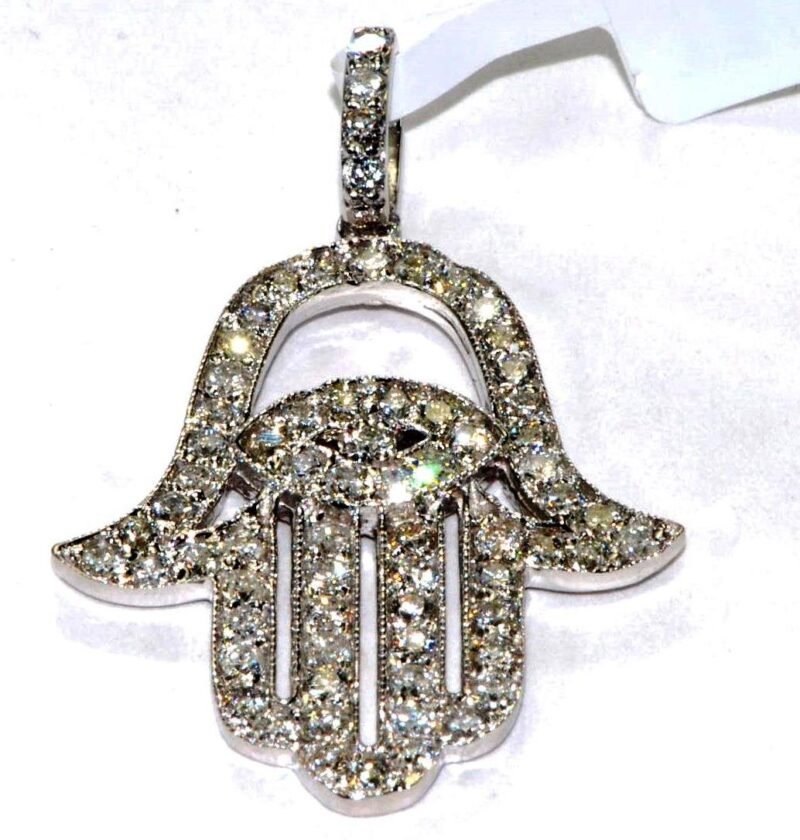 UB8563PW - 14K White Gold Pendant