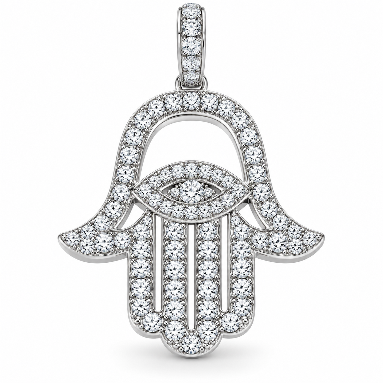 UB8563PW - 14K White Gold Pendant