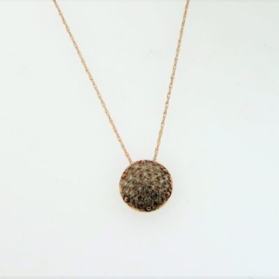 UB8571P10P77 - 10K Rose Gold Pendant
