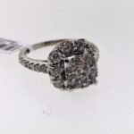 UB8651LSWBH - 14K White Gold Engagement Ring