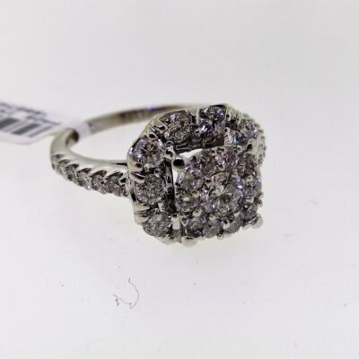 UB8651LSWBH - 14K White Gold Engagement Ring