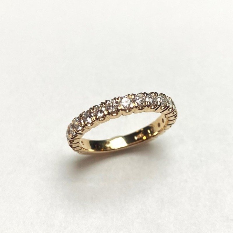 UB8691LKY - 14K White Gold Wedding Band