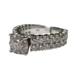 UB8692LSWBH - 14K White Gold Engagement Ring