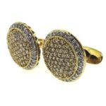 14K Yellow Gold Cufflink - UB8697CY
