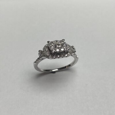 UB8760LSWBH - 14K White Gold Engagement Ring
