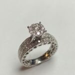 UB8762LW/SH - 14K White Gold Engagement Ring