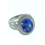 UB8767W/TA - 14K White Gold Ring