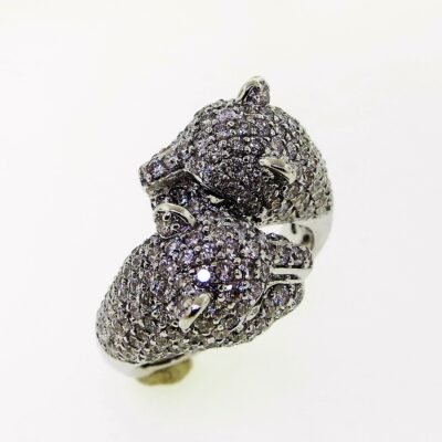 UB8842FW - 14K White Gold Ring